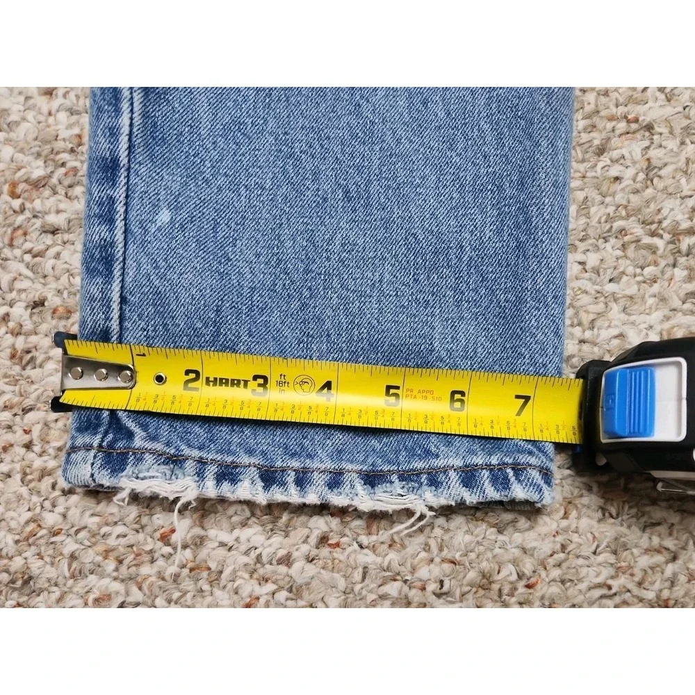 Vintage Levi's 550 30x33 Denim Jeans Cotton Destructed Mexico Paper Tag
